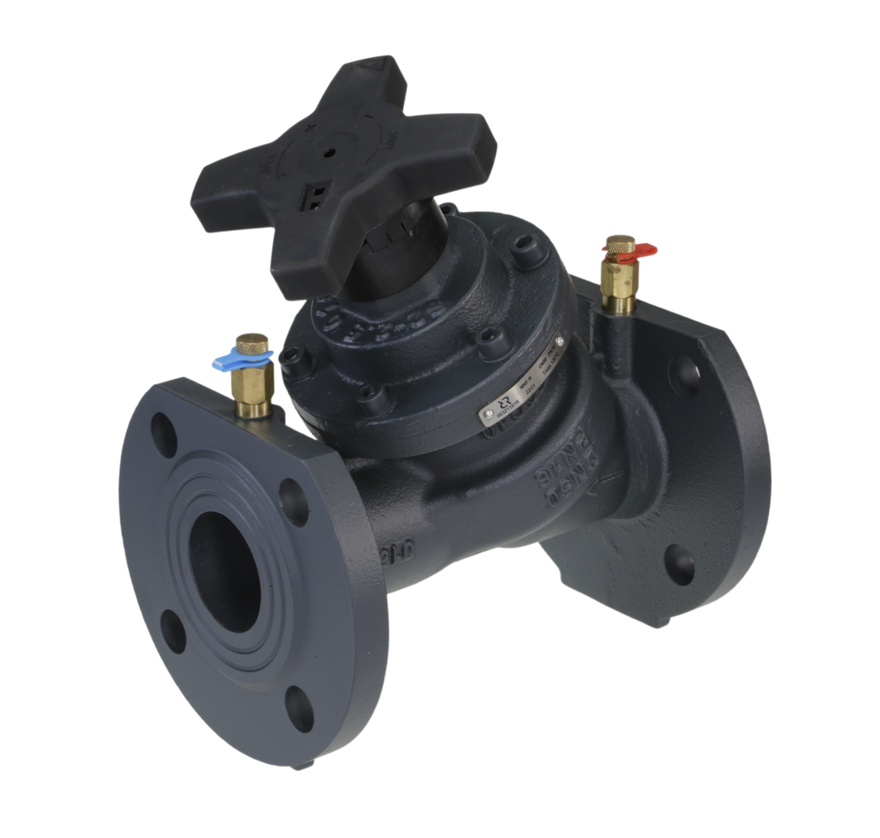 Ридан MNF-R 003Z1175R DN150 — Ручной балансировочный клапан, фланцевый, PN25, Tmax 150 °C