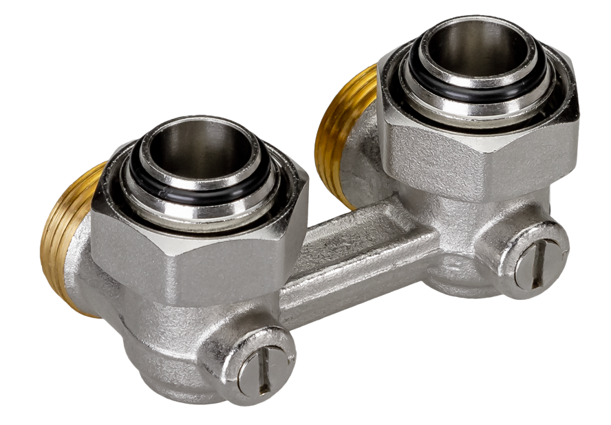 Ридан 003L0393R LV-KB — Клапан запорный для нижнего присоединения к радиатору, резьба 3/4, угловой