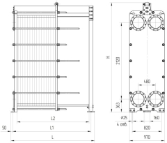 Теплообменник Ридан НН№188 ДУ 300