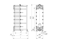 Теплообменник Ридан НН№47 ДУ 100